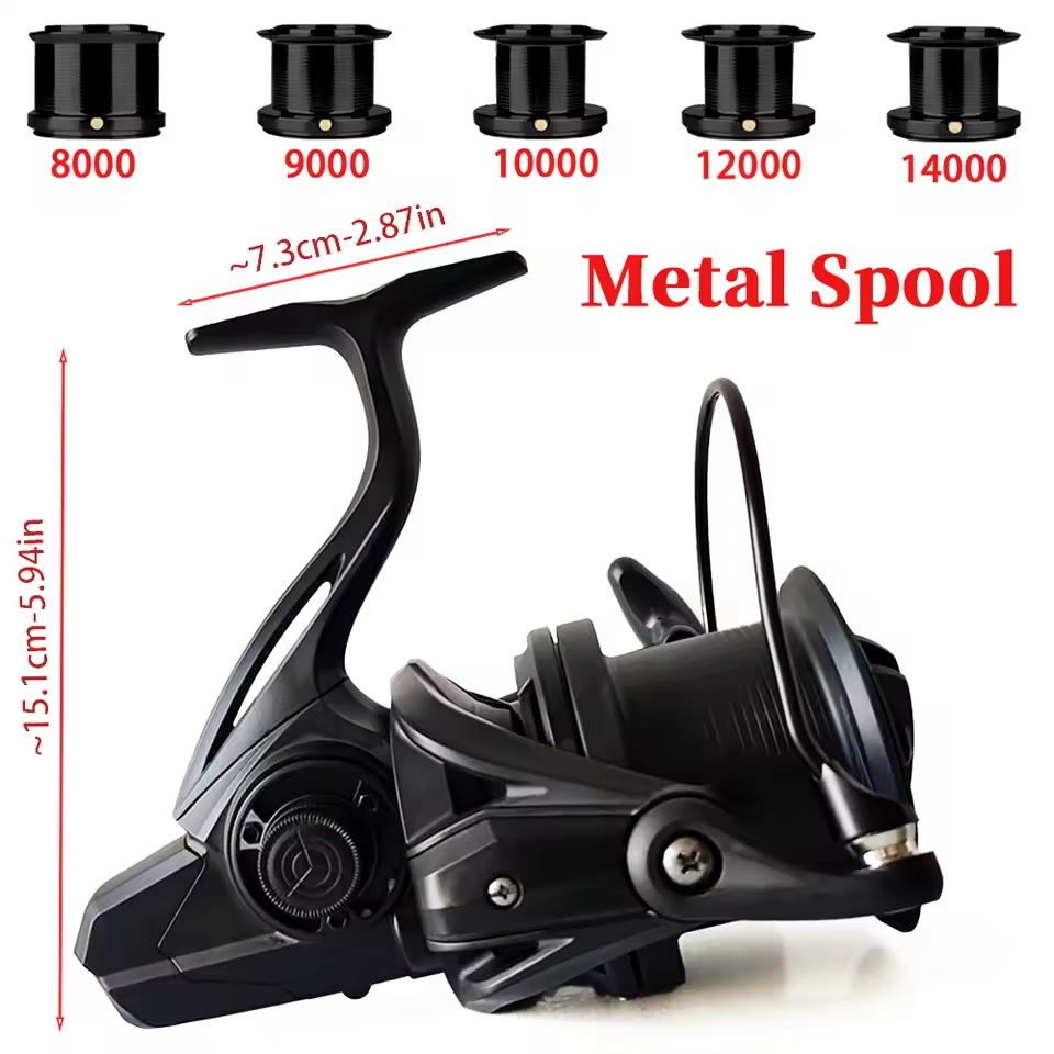 M Big Spinning Fishing Reels 8 - Developing Tank Reel review and price