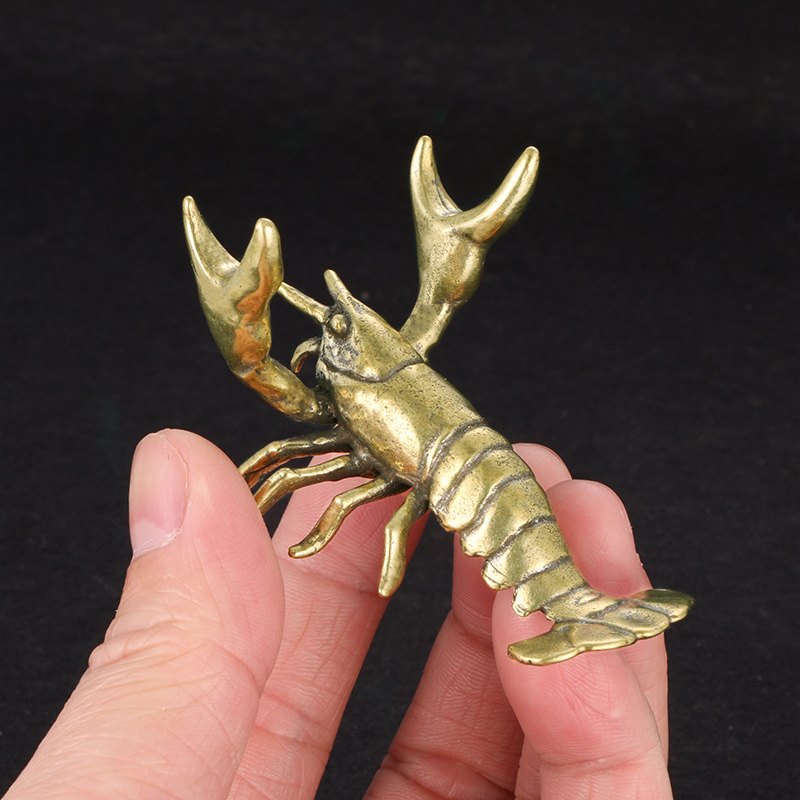 【F】Solid Brass Crayfish Orname - Vintage Collectible Pens review and price